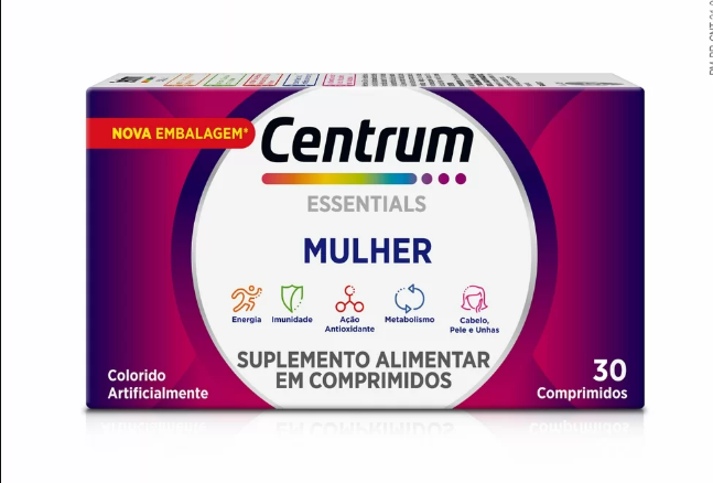Centrum Essentials Mulher 60Cp Pfizer