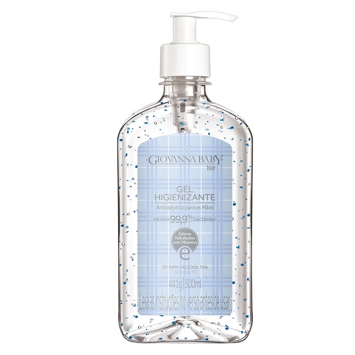Alcool Gel Higienizante 70% Giovanna Baby Blue 500ml