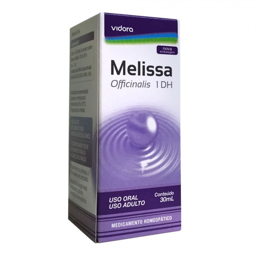 Água De Melissa 30ml Vidora | Medicom