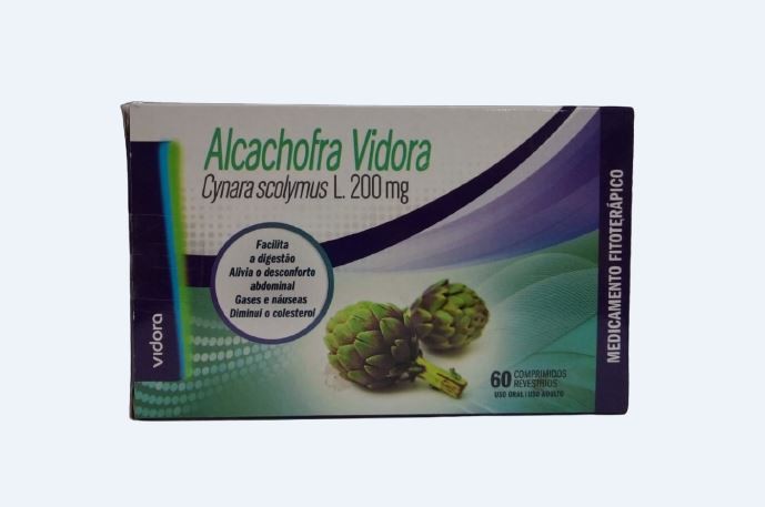Alcachofra 200mg 60cps Vidora