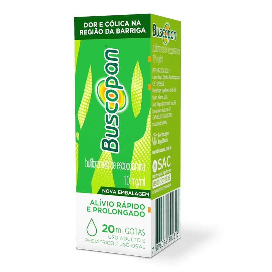 Buscopan Gts Adulto/Ped 20ml Boehringer