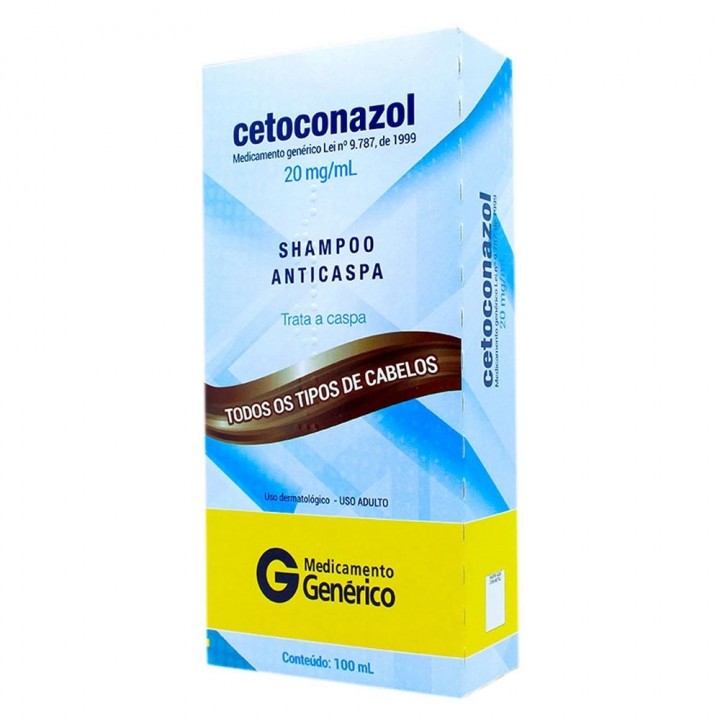 Cetoconazol 20mg/Ml Shampoo Anticaspa 100ml Gen Cimed