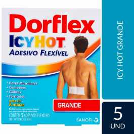 Dorflex Icy Hot 5 Adesivos Grande - Sanofi Aventis