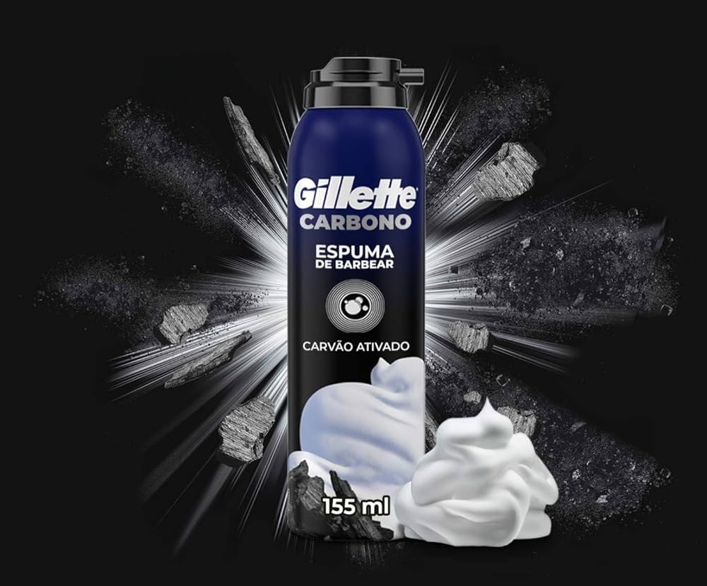ESPUMA BARBEAR CARBONO 150G GILLETTE