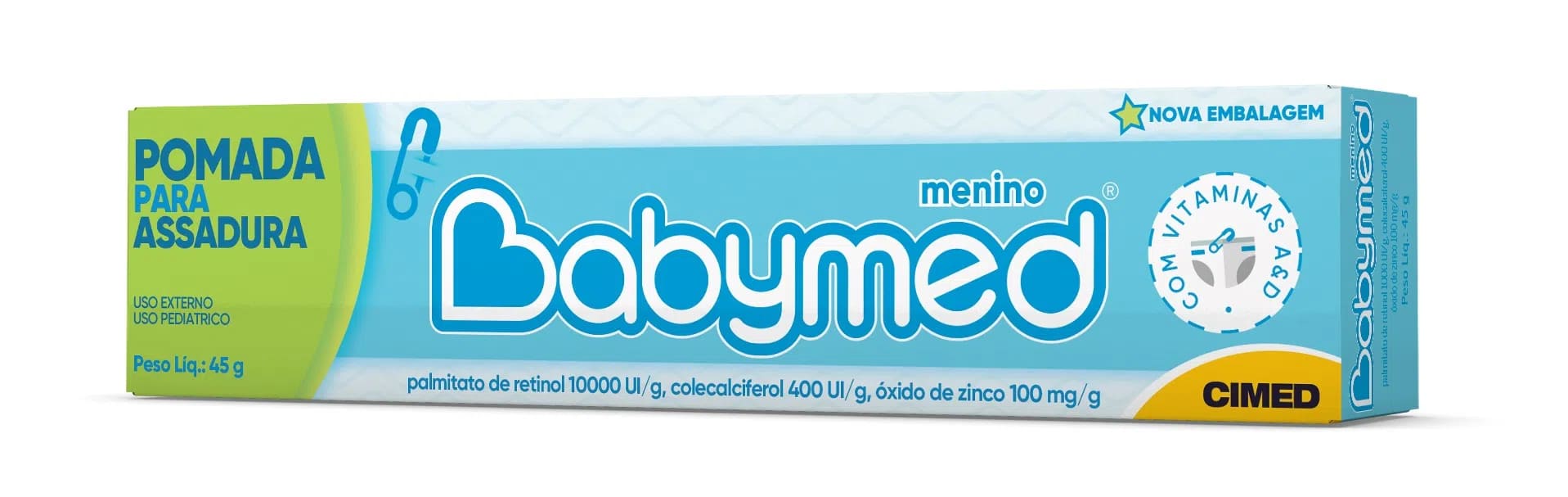 Babymed Pomada 45g P/ Assadura Azul - Cimed