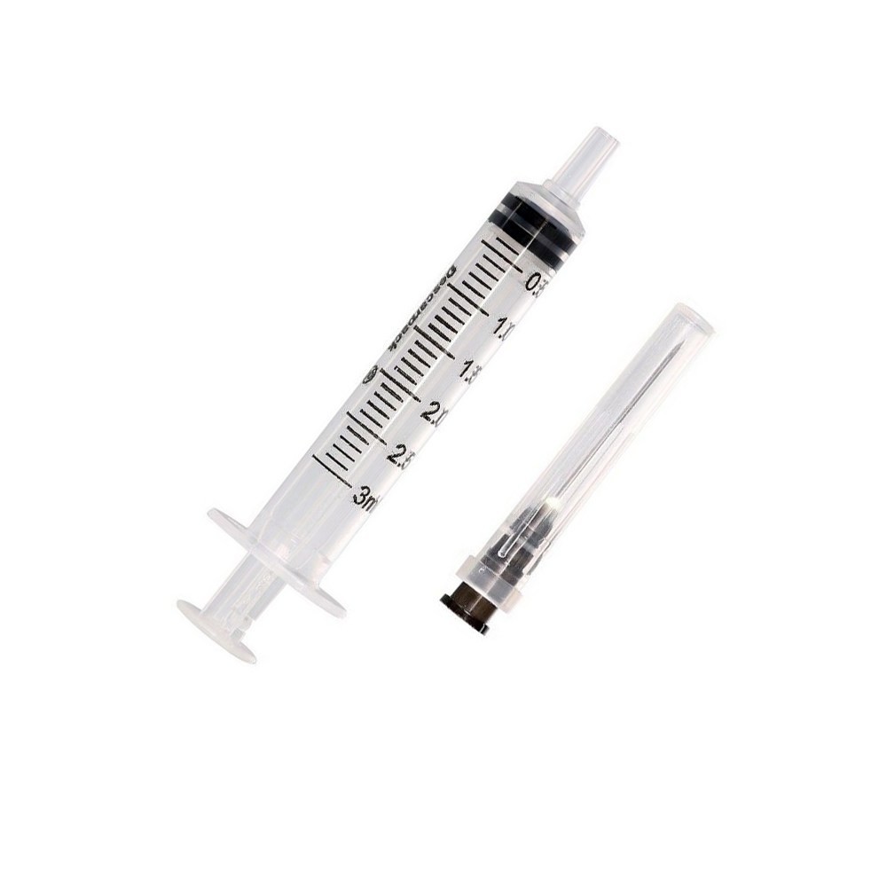 Seringa Descartável 3ml Agulha 25x0,7mm Descarpack