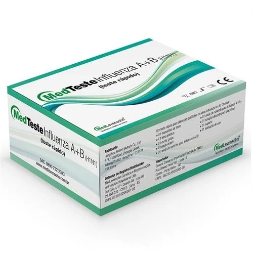 Teste Rápido Influenza A+B (H1N1) - caixa c/ 25uni - Medlevensohn | Medicom