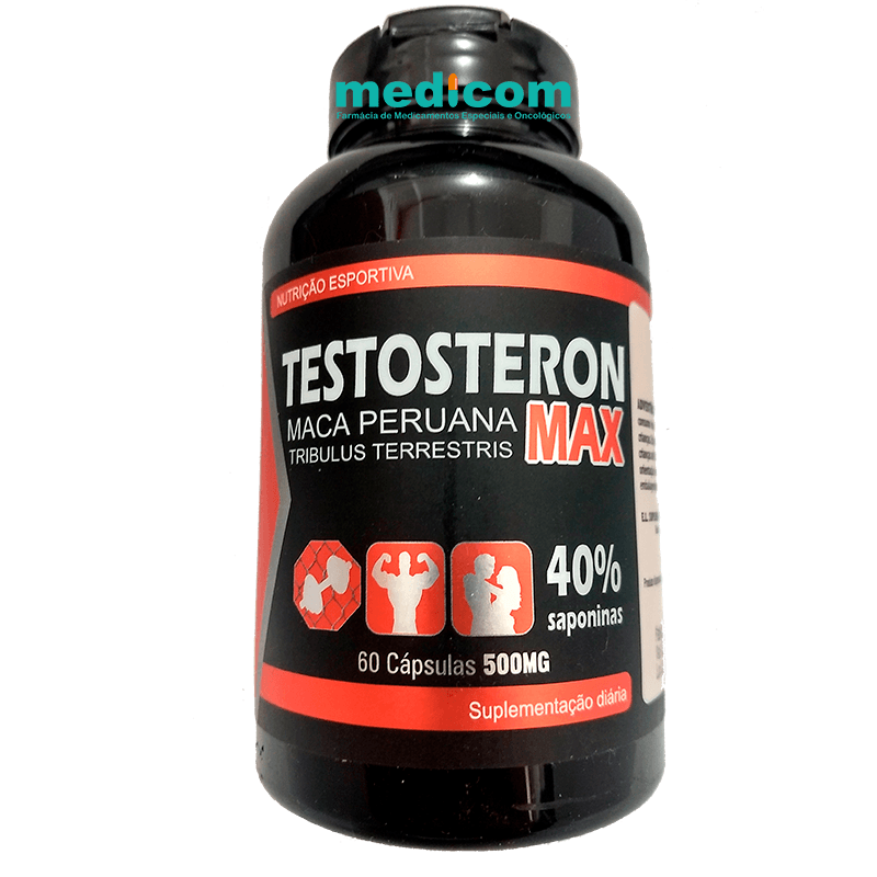 Testosteron Max 500mg - 60 Cápsulas - Flora Nativa